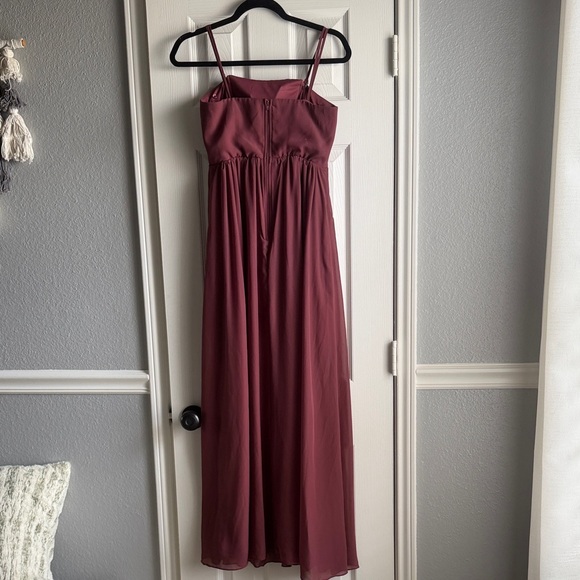 Chic Wine Maxi Dress - Picture 6 of 7